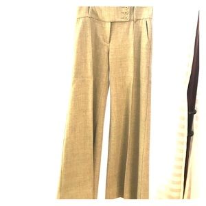 BCBG Wide Leg Wool Dress Pants